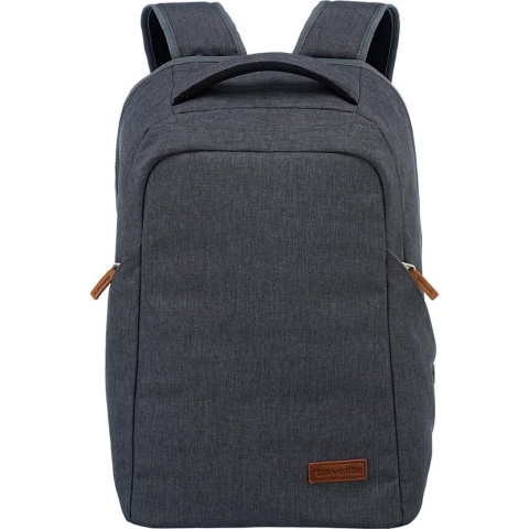 Travelite Laptop Rugzak / Rugtas / Laptoptas / Werktas - Basics - Grijs - 15.4 inch