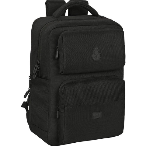 Safta Real Madrid Premium 2 Pockets 15.6´´+usb Laptop Rugzak Zwart