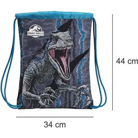 Jurassic World - Gymtas - Zwemtas - High Quality - Dinosaurus - T Rex - Tyrannosaurus rex - 43 cm - Dino