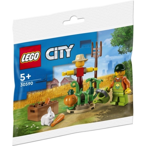 LEGO City Boer met vogelverschrikker, konijn en pompoen - 30590 - polybag