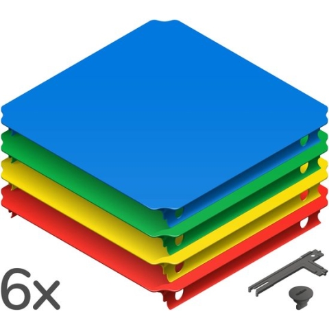 QUADRO Panelen Set L - (6 platen)