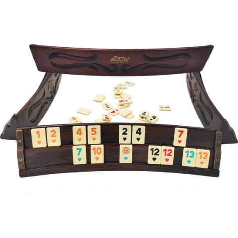 Star Curved houten Rummyset - Deluxe Rummy