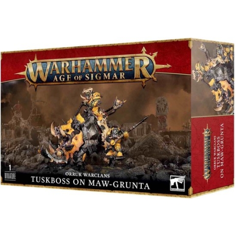 Warhammer Age of Sigmar - Orruk Warclans - Tuskboss on Maw-grunta (89-81)