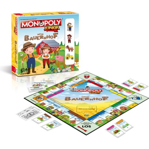 Winning Moves Monopoly Junior Mein Bauernhof Bordspel Economic simulation
