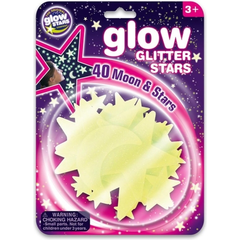 Brainstorm Glow in the Dark Sterren - Glitters