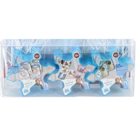 Disney Frozen 2 Spellenset Junior Karton Blauw 3-delig - 5949043763105