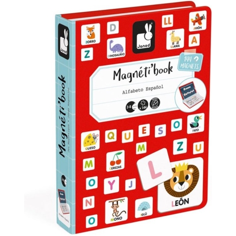 Janod Magnetibook Alfabet Spaanstalig - Magneetboek