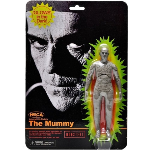 Universal Monsters Retro Glow in the Dark Action Figure The Mummy 18 cm