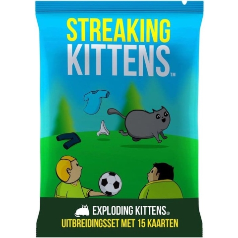 Streaking Kittens - Exploding Kittens Uitbreiding - Nederlandstalig Kaartspel