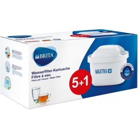Brita Waterfilterpatronen Maxtra+ pak a 5 + 1 = 6 stuks