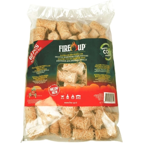 Fire-Up Aanmaakblokjes houtwol 60 stuks