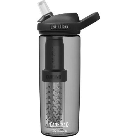 CamelBak Eddy+ filtered by LifeStraw - 600 ml - Drinkfles - Antraciet (Charcoal)