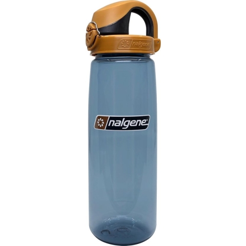 Nalgene OTF - drinkfles - 24oz - BPA free - SUSTAIN - Rhino w/Brown Black