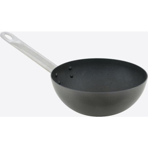 Point-Virgule Wokpan - Carobonstaal - Excalibur Anti-aanbaklaag - Ø 20cm