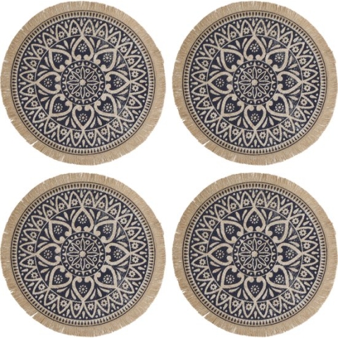 Creative Tops Placemats - Ronde Placemats Set van 4 43 centimeter
