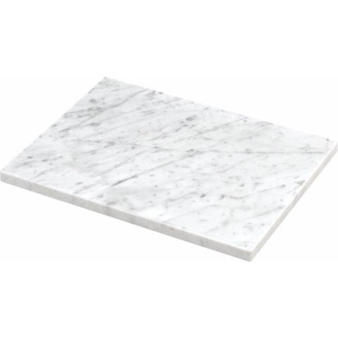 Marmeren Plaat Wit Italiaans Marmer 45x30cm - Food en Product Fotografie - LuxuryQuarry®