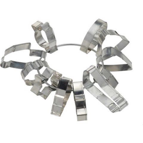 Uitsteekvorm 11 stuks aan ring