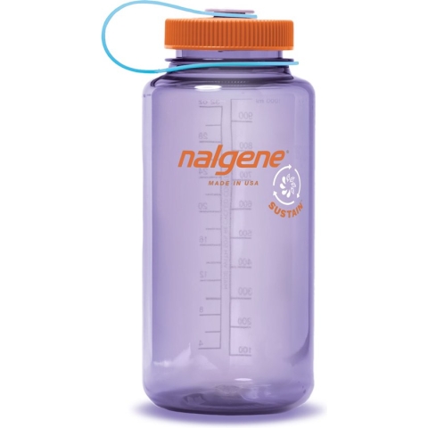 Nalgene Wide-Mouth Bottle - drinkfles - 32oz - BPA free - SUSTAIN - Amethyst