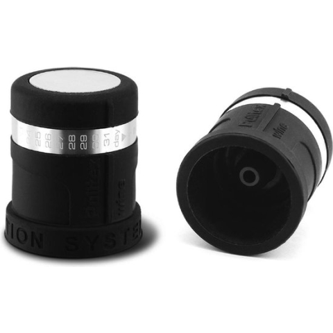 Pulltex Wijnstopper Met Datum AntiOx - Zwart