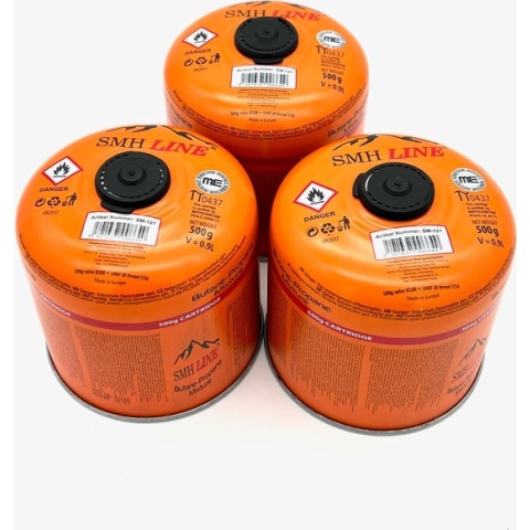 SMH LINE® Gascartridge - 3x 500g - Gascartouche - Easy Clic cartouche
