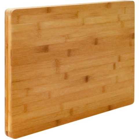 XL Houten Snijplank - 50x35x3 cm Bamboe Snij Plank Hout Keukenplank Trancheerplank