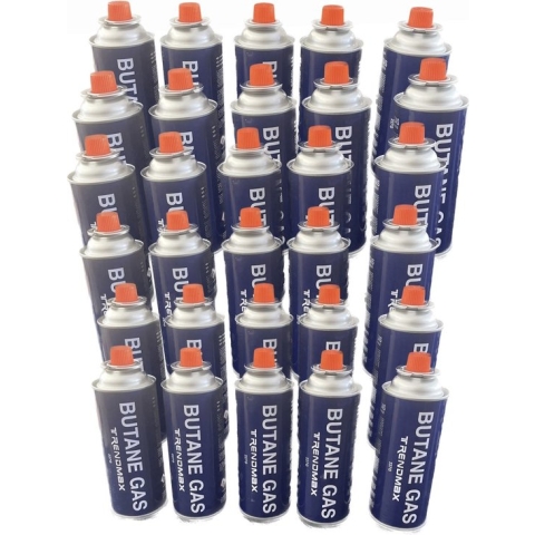 Butaan gasbussen - Butaan gasflessen - 30 stuks a 227 gram - Langdurig - Gasbus navulling - Trendmax