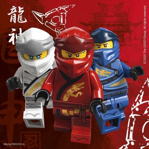Procos Feestservetten Ninjago 33 X 33 Cm Fsc Papier 20 Stuks
