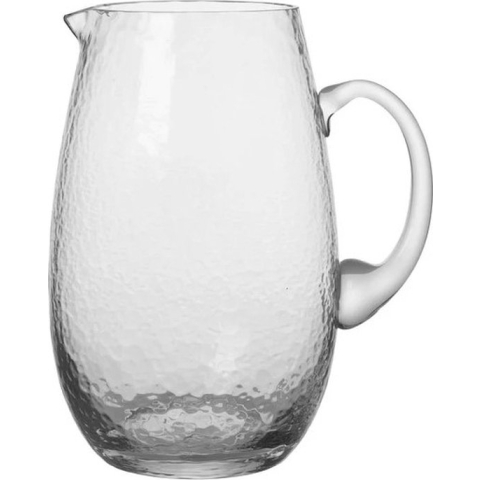 Broste Copenhagen Hammered kruik 200cl helder