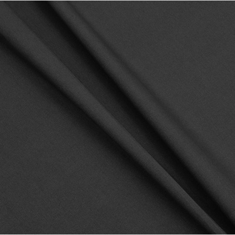 Gecoat tafelkleed/tafellinnen - Afwasbaar - Op koker geleverd - kleur: effen zwart - 350x140cm