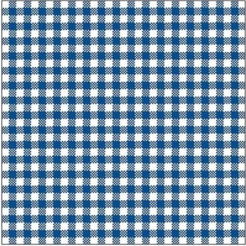 Oktoberfest 20x Geruit blauw wit servetten 33 x 33 cm - Papieren wegwerpservetten 3-laags met ruitjes - Oktoberfest//Bayern themafeest