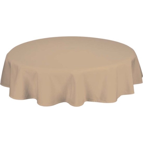 Treb Horecalinnen Tafelkleed Rond Sandelwood 230cm Ø - Treb SP