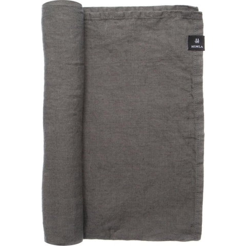 Himla Sunshine tafelloper linnen – Charcoal