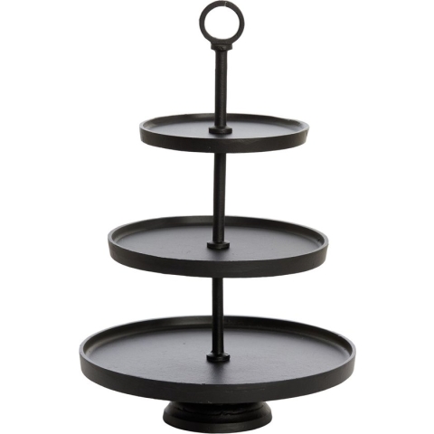 Light & Living Etagère Marozu - Zwart - 3 Laags - Modern