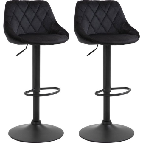 HOMCOM In hoogte verstelbare barkruk set 835-502V02