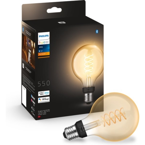 Philips Hue filament globelamp G93 - warmwit licht - 1-pack - E27