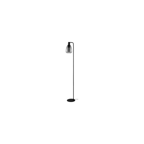 EGLO Chelvey Vloerlamp - Staande lamp - E27(excl.) - 150,5 cm - smoke Glas - Zwart