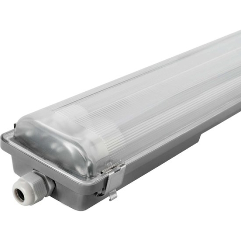 Ledvion LED TL, LED TL Armatuur, 150CM, 2x 28W, 10360 Lumen, 4000K, IP65, Incl. LED TL, TL Lamp, TL Buis, Daglichtlamp, Binnen Lamp, Buitenlamp