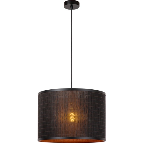 Lucide TAGALOG Hanglamp - Ø 40 cm - 1xE27 - Zwart