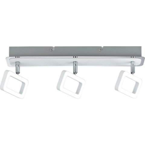 Spotlight Frame 3x4,5W wit mat/chroom 230 V metaal