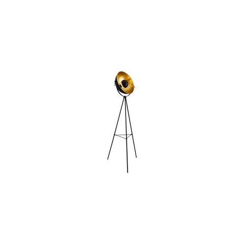 Vloerlamp staande lamp Angers 158 cm tripod E27 zwart