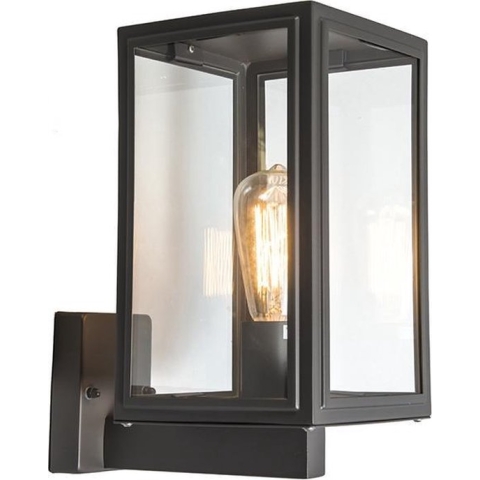 QAZQA sutton - Landelijke Wandlamp Up Down voor buiten - 1 lichts - L 170 mm - Donkergrijs - Buitenverlichting