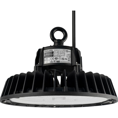Ledvion High Bay, Dimbare LED Lamp, 100W, Philips Driver, 120°, 175lm/W, 3000K, IP65, 5 Jaar Garantie, LED, Warm Wit Licht, Ufo Lamp