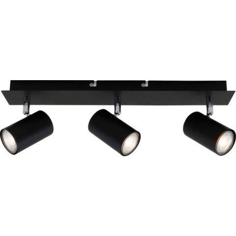 Briloner Leuchten RUN Plafondlamp - 2 -lichts - Spots kantelbaar - GU10 - max. 40 Watt - Zwart