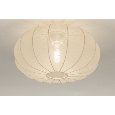 Lumidora Plafondlamp 74686 - E27 - Beige - Creme - Zand - Stof - ⌀ 50 cm