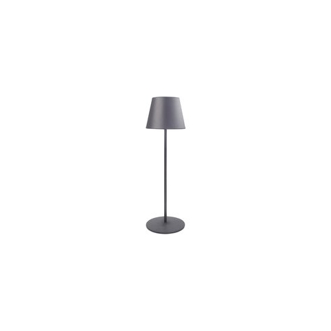 Oplaadbare led tafellamp antraciet 3.6W RGBW dimbaar IP54