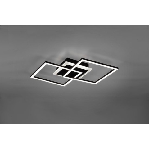 Reality VENIDA Plafonniere - Zwart - incl.1x25W LED/3000Lm/3000K - IP20