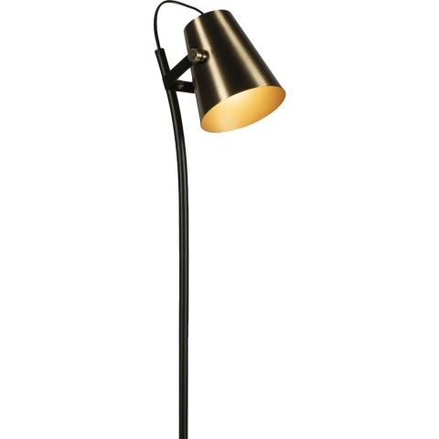 Lumidora Vloerlamp 74816 - E27 - Zwart - Goud - Messing - Metaal