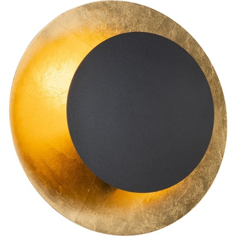 QAZQA emilienne - Art Deco Wandlamp voor binnen - 1 lichts - D 10.8 cm - Zwart - Woonkamer | Slaapkamer | Keuken