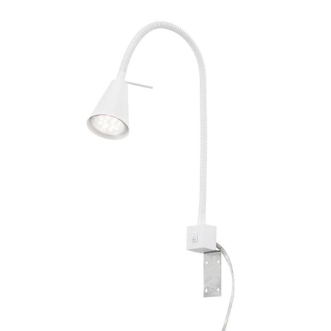Briloner Leuchten COMFORT LIGHT Wandlamp met Zwanenhals - LED - 4W - incl Flexarm - GU10 - Wit