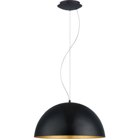 EGLO Gaetano 1 Hanglamp - E27 - Ø 53 cm - Zwart/Goud